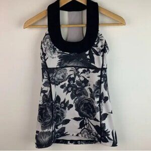 Lululemon Women’s Basic Scoop Neck Tank Luon
Brisk Bloom Floral black white Sz 4